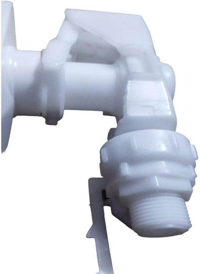 Ausam صمام تعبئة خزان المرحاض المخفي المصنوع من البلاستيك مع طقم تركيب ذراع خزان التدفق | تجهيزات حمام متينة | ملحقات أدوات المرحاض للاستخدام السكني والتجاري (أبيض) - Image 5